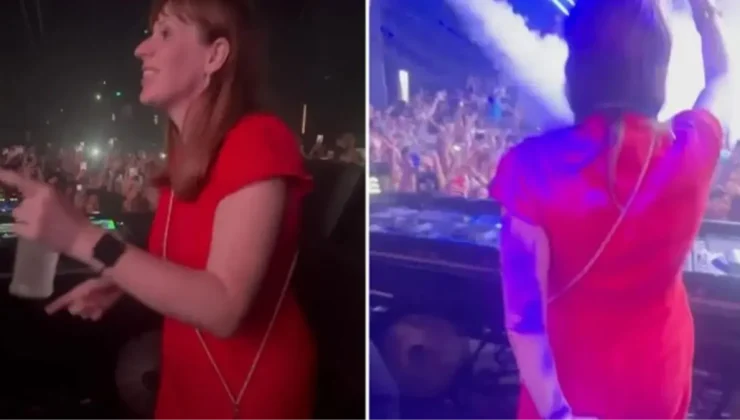 İngiltere Başbakan Yardımcısı Angela Rayner, DJ kabininde dans ederken görüntülendi